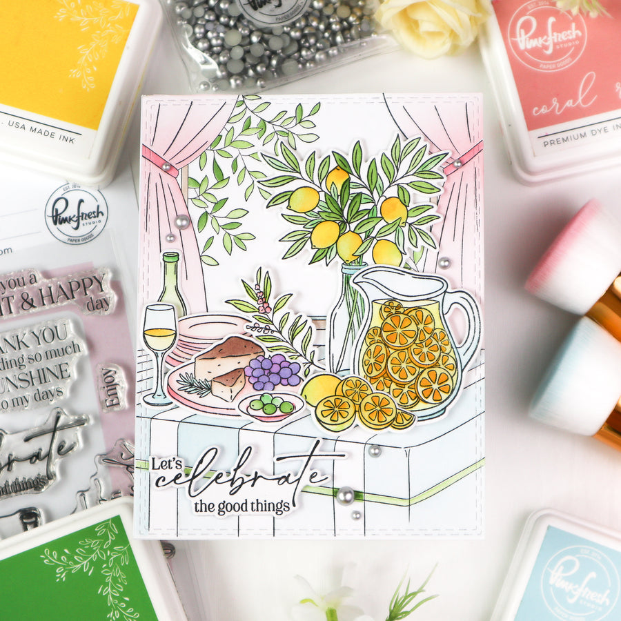 Pinkfresh Studio - Sunlit Table Cling Stamp