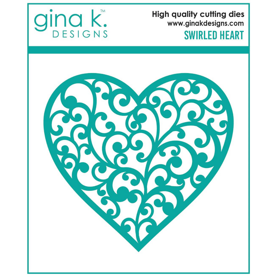 Gina K Designs - Swirled Heart Die