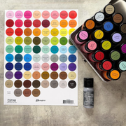 Tim Holtz - Distress Large Round Label Sheets - Black