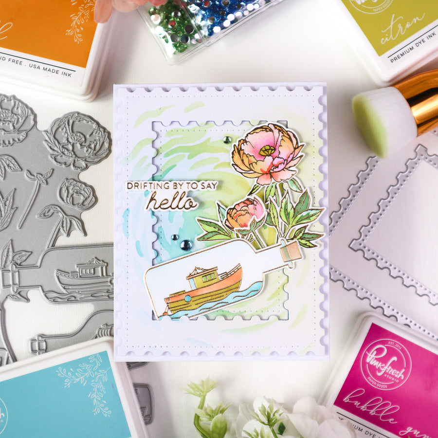 Pinkfresh Studio - Blushing Blooms Press Plates