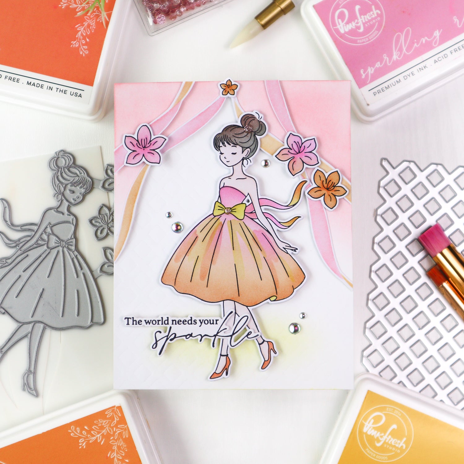 Pinkfresh Studio - Couture Grace Press Plates