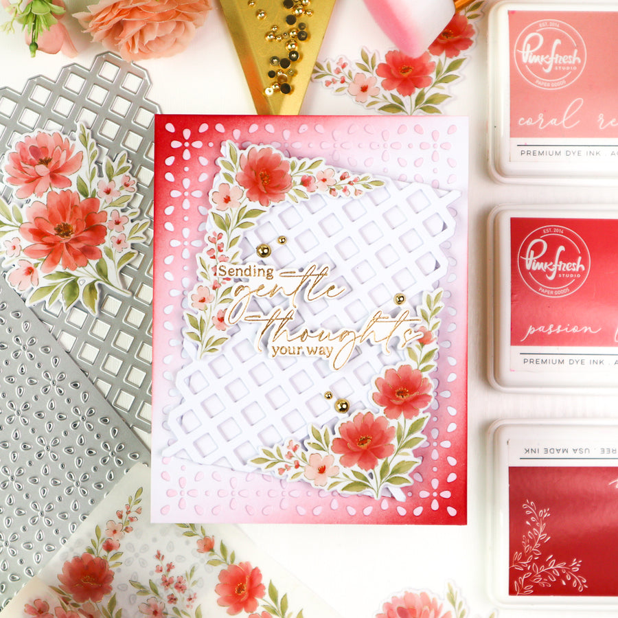 Pinkfresh Studio - Diamond Lattice Coverplate Die