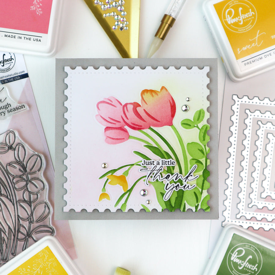 Pinkfresh Studio - Timeless Tulips Stencils