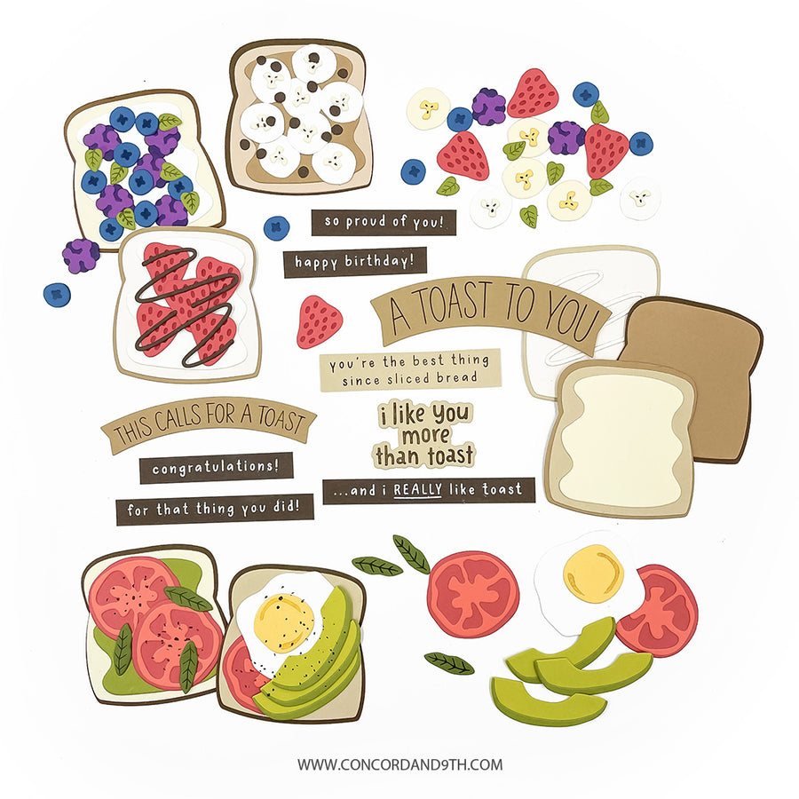 Concord & 9th - Toast Time Stamp Set