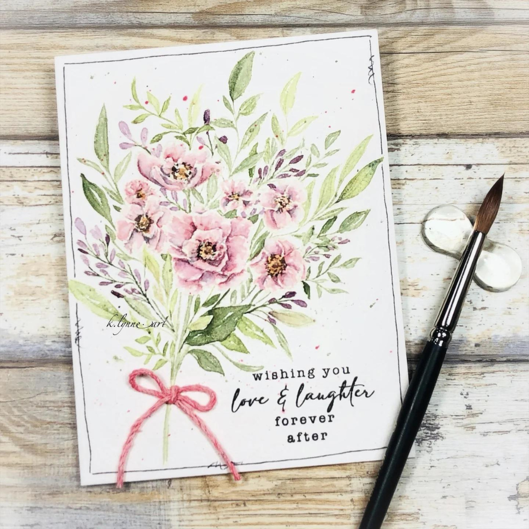 Gina K Designs - Toss the Bouquet Stamps