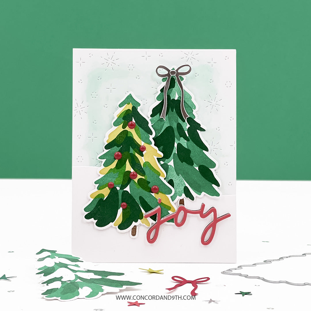 Concord & 9th - Triple-step Evergreen Stamp & Die Bundle