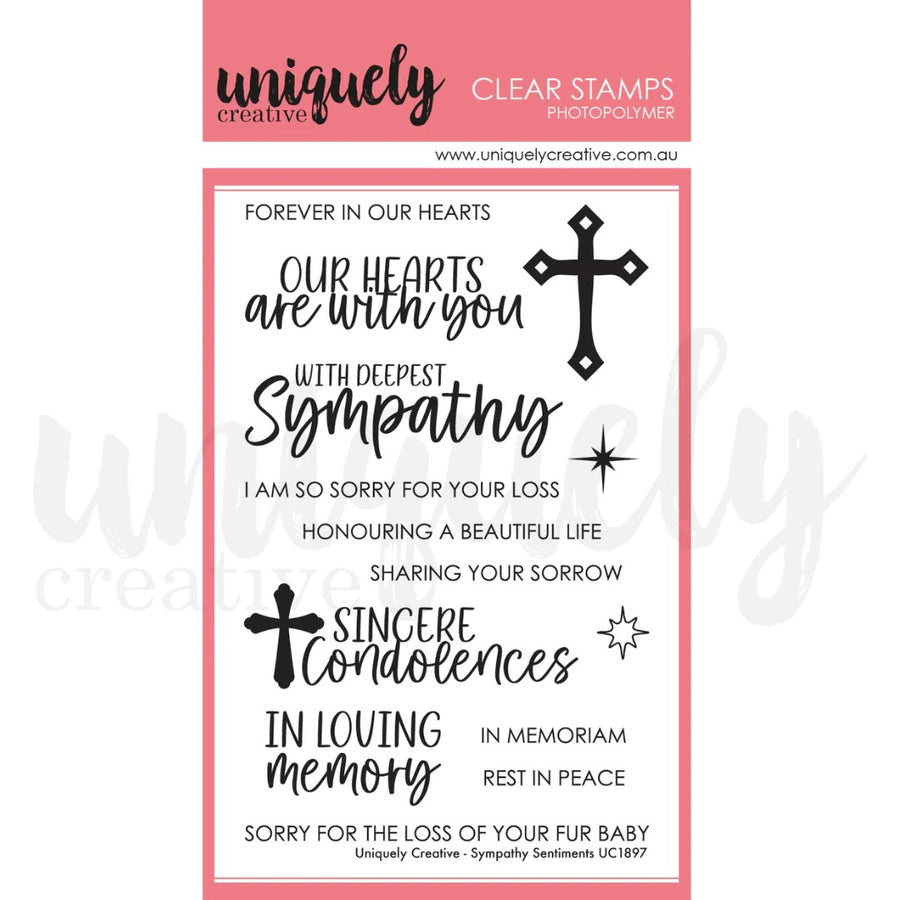 Uniquely Creative - Sympathy Stamp