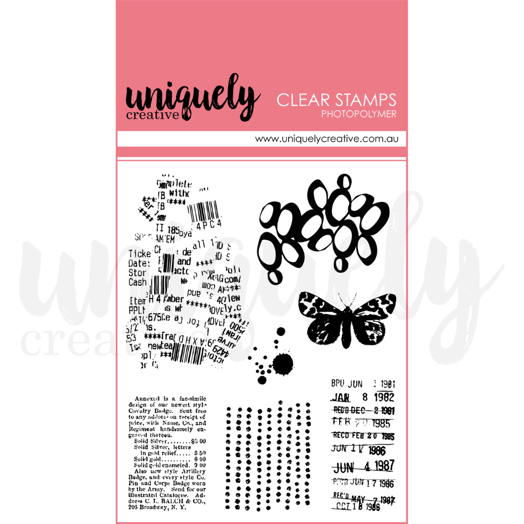 Uniquely Creative - Heart & Soul Mixed Media Stamp