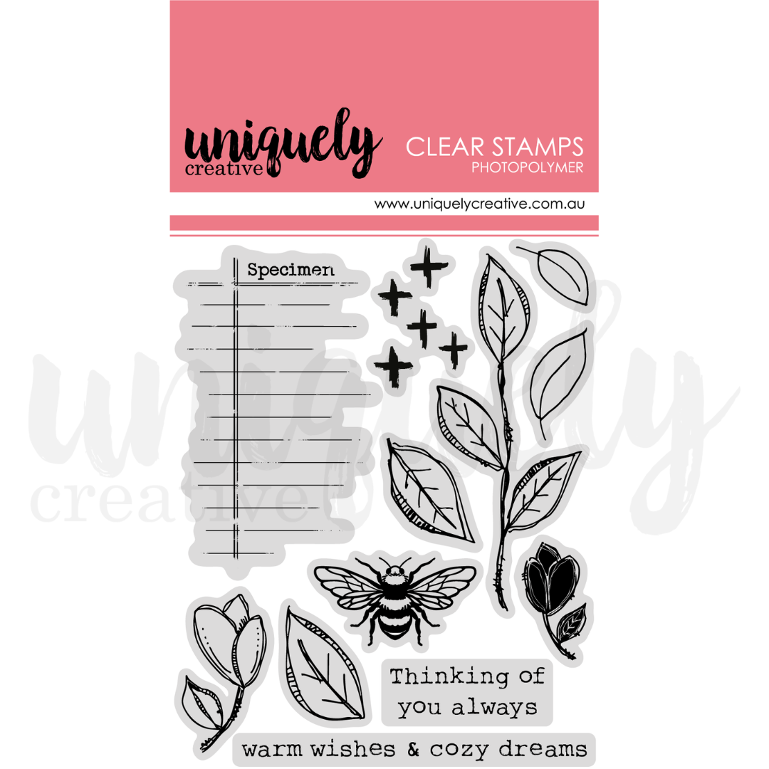 Uniquely Creative - Botanical Art Journal Stamp
