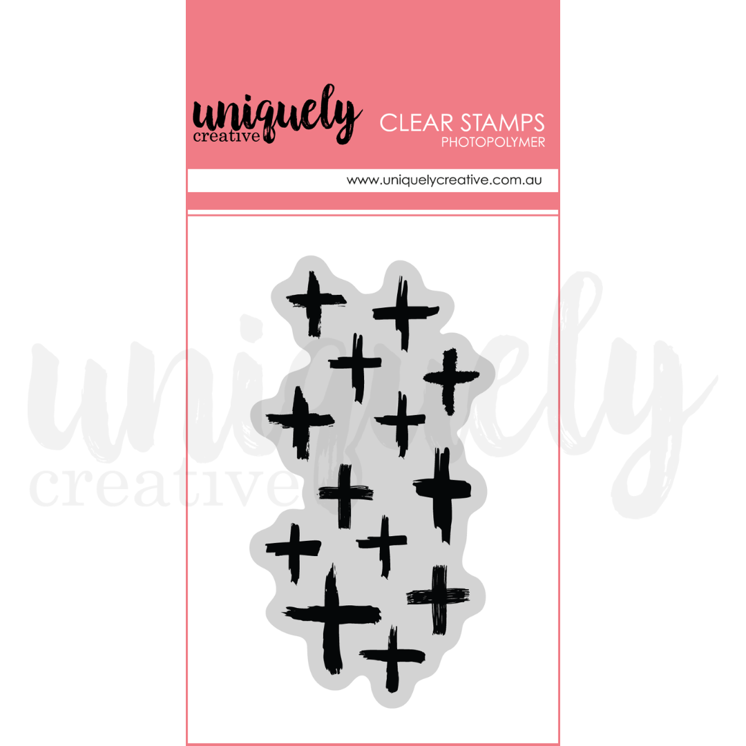 Uniquely Creative - Random Crosses Stamp