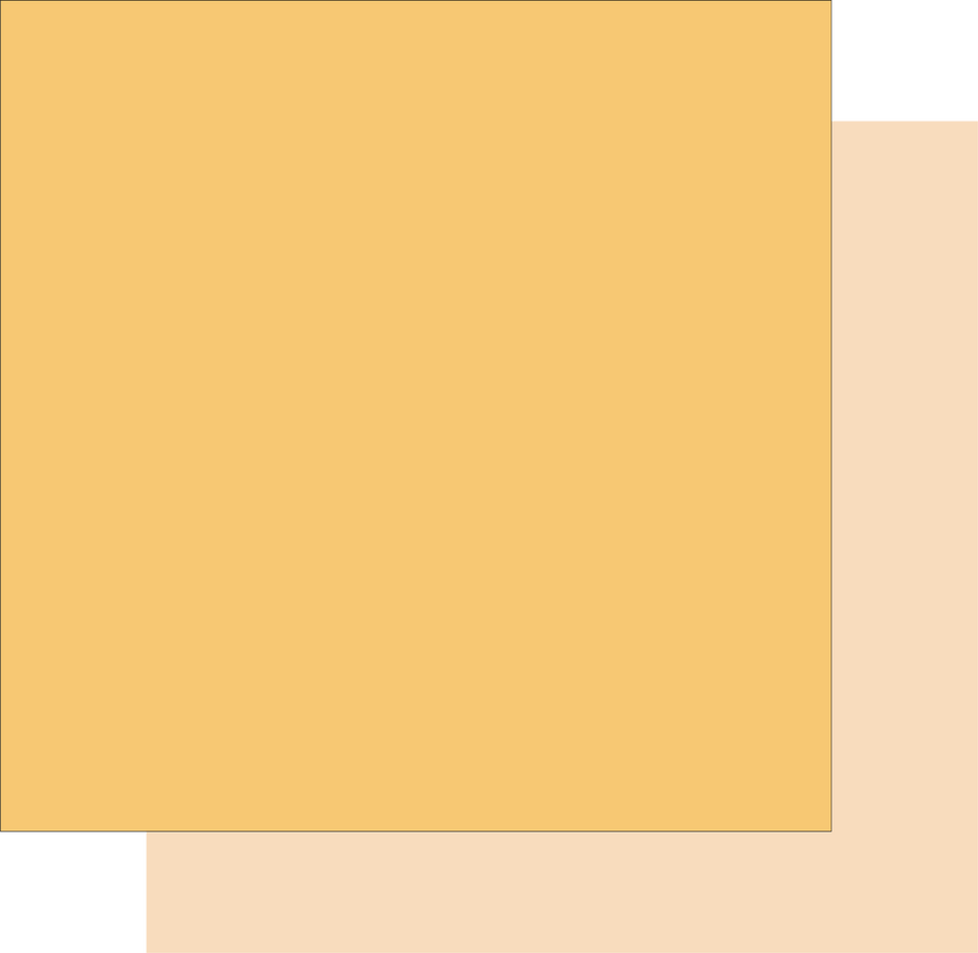 Uniquely Creative - 12" x 12" Mustard Cardstock (Individual Sheets)