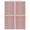 Uniquely Creative - Hello Darling Corals Cut-a-Part Sheet Mini