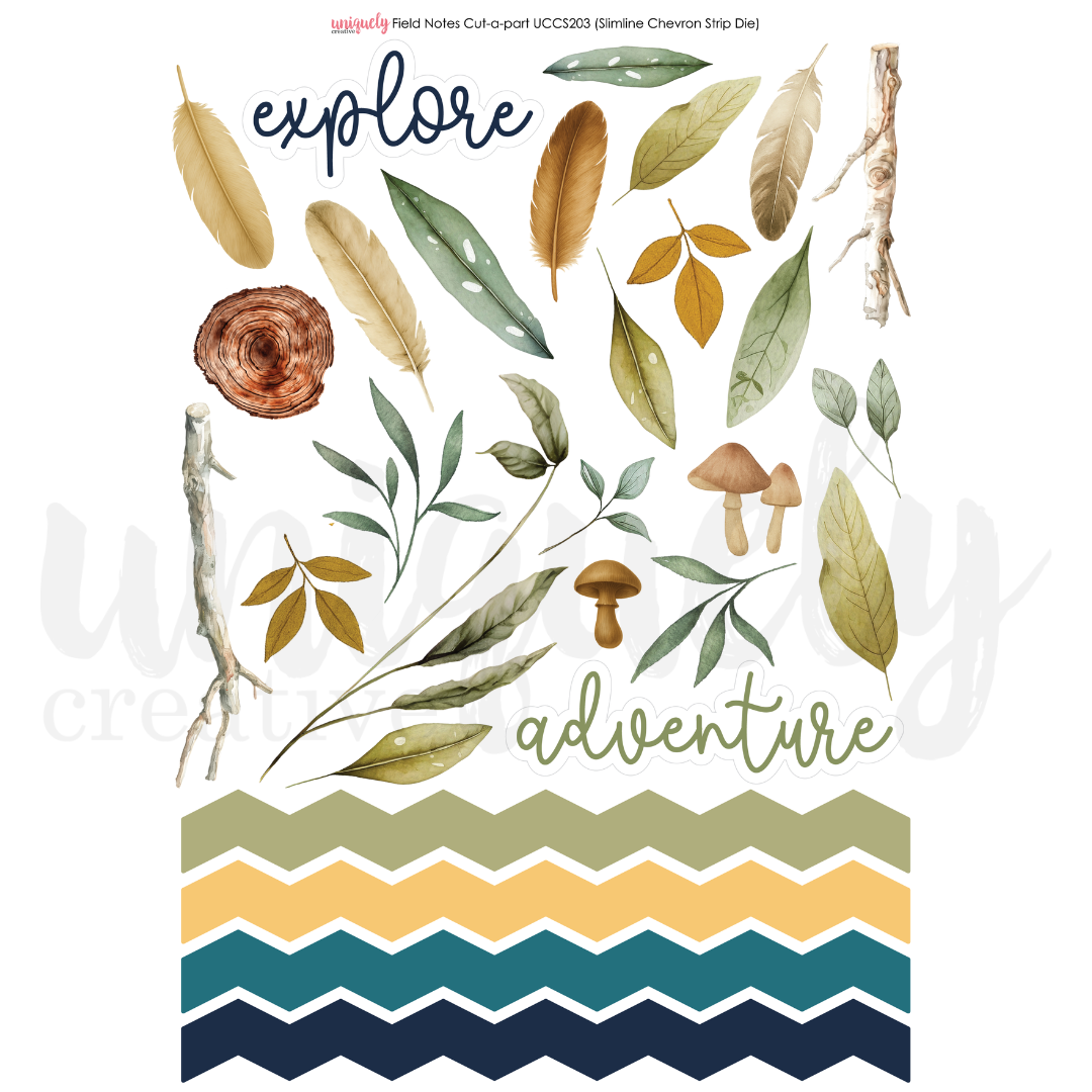 Uniquely Creative - Field Notes Cut-a-Part Sheet