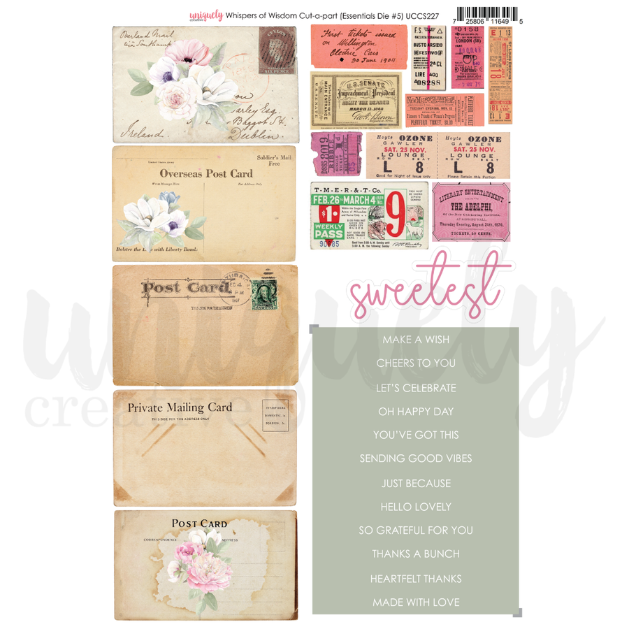 Uniquely Creative - Whispers of Wisdom Cut-a-Part (Whispers of Wisdom Collection)