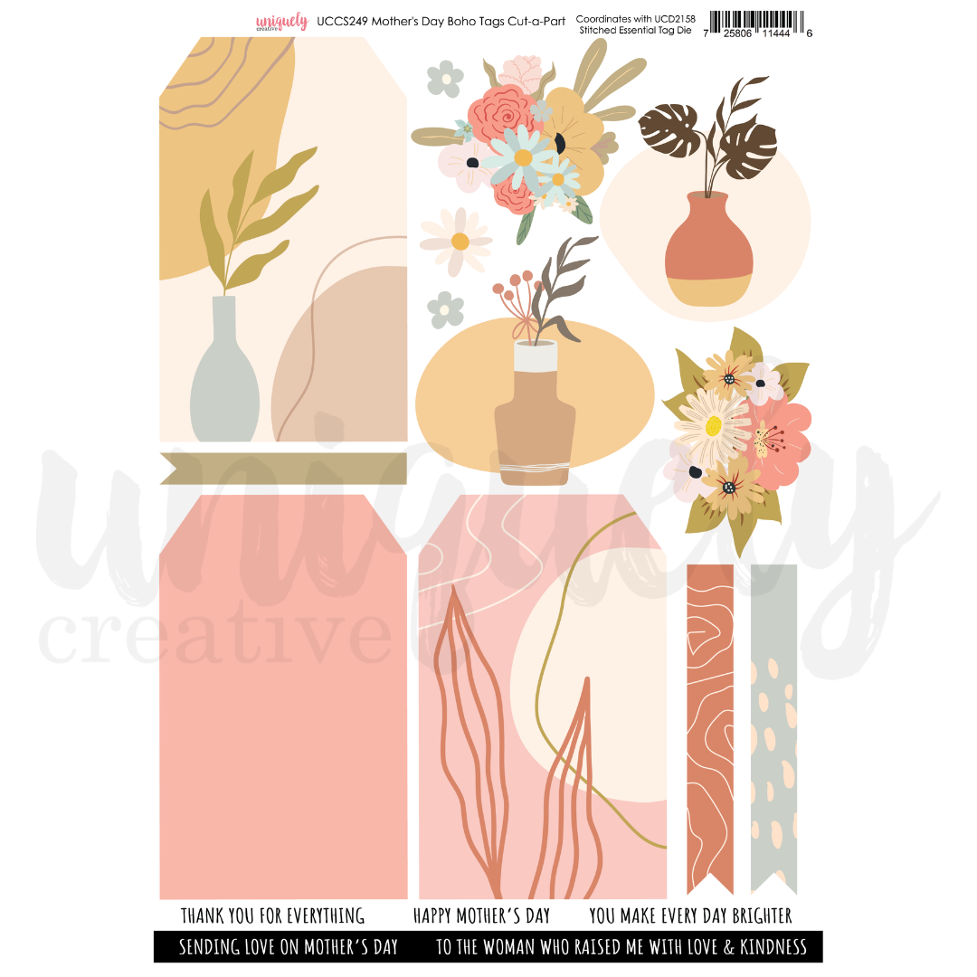 Uniquely Creative - Mother's Day Boho Tags