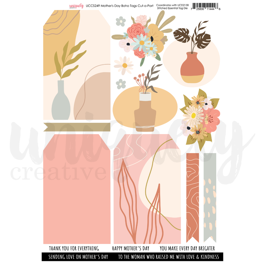 Uniquely Creative - Mother's Day Boho Tags