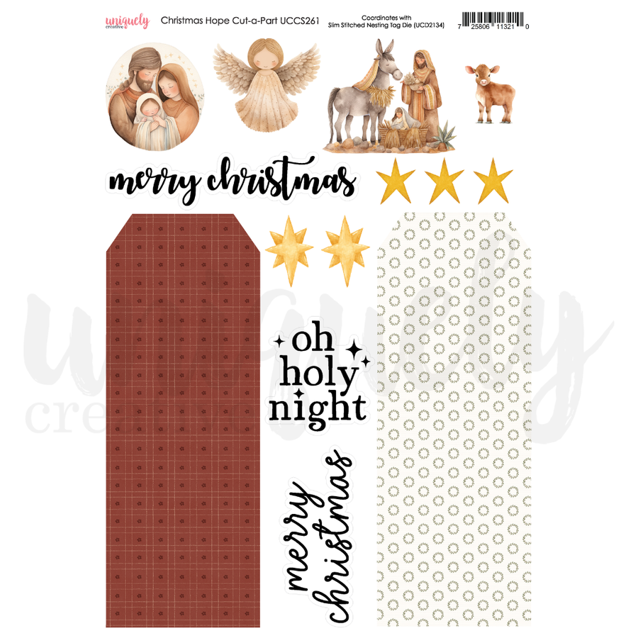 Uniquely Creative - Christmas Hope Cut-a-Part