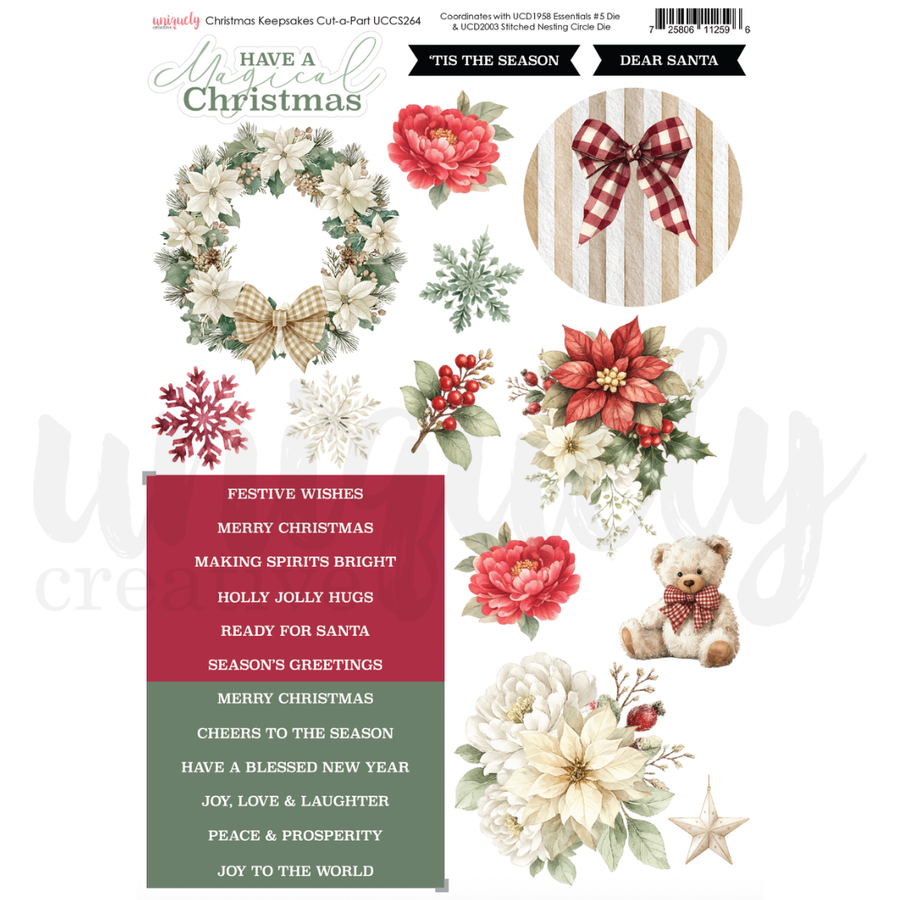 Uniquely Creative - Christmas Keepsakes Cut-a-Part (Christmas Keepsakes Collection)