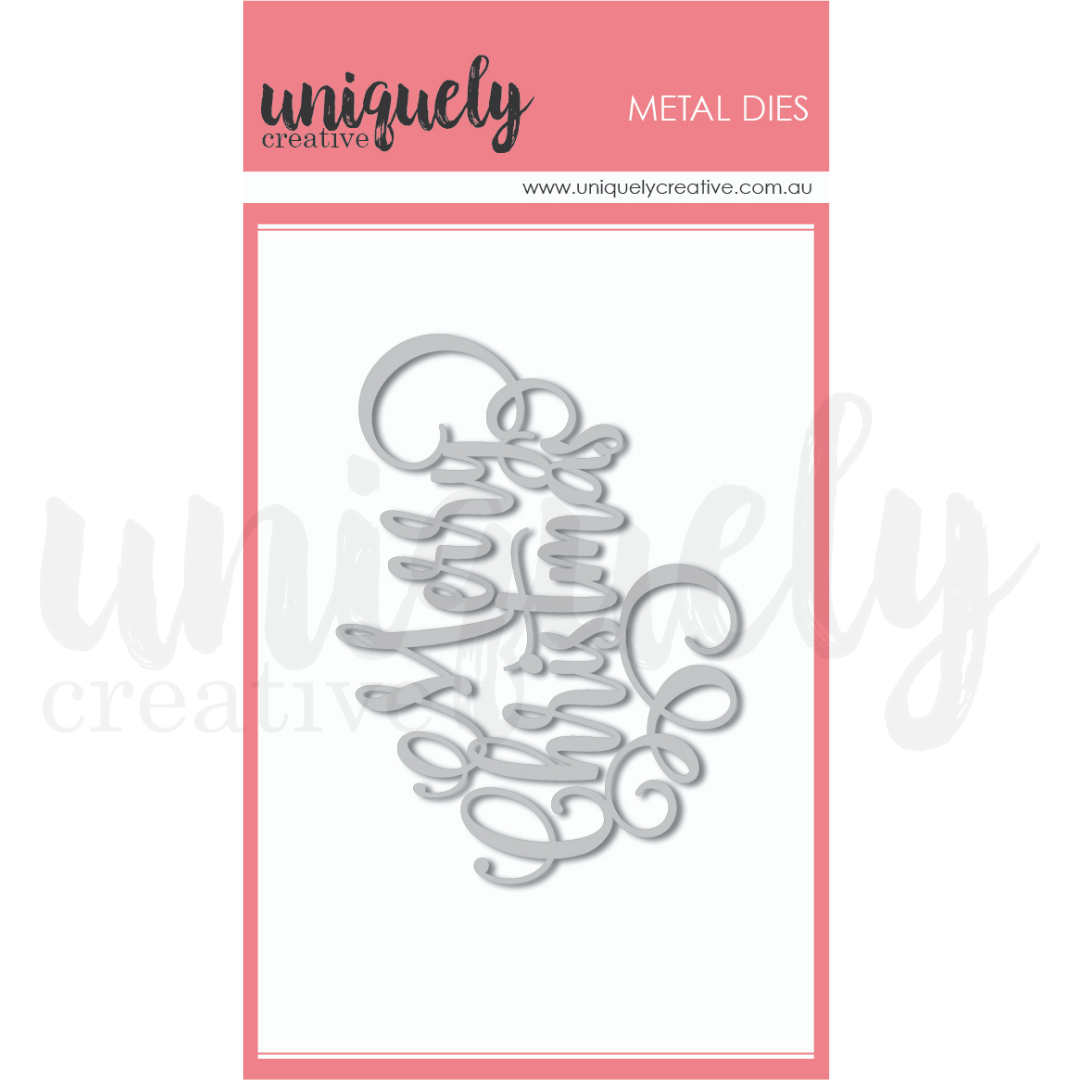 Uniquely Creative - Merry Christmas Die