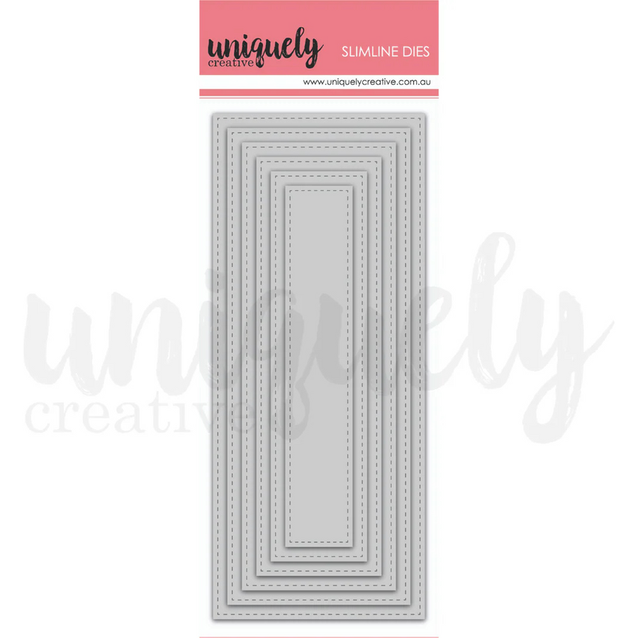Uniquely Creative - Slim Stitched Nesting Rectangle Die