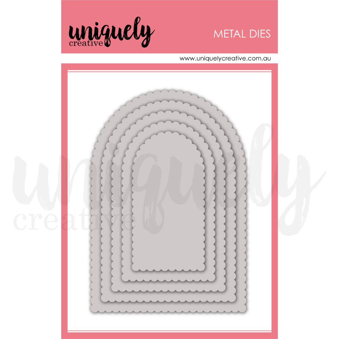 Uniquely Creative - Scalloped Arches Die