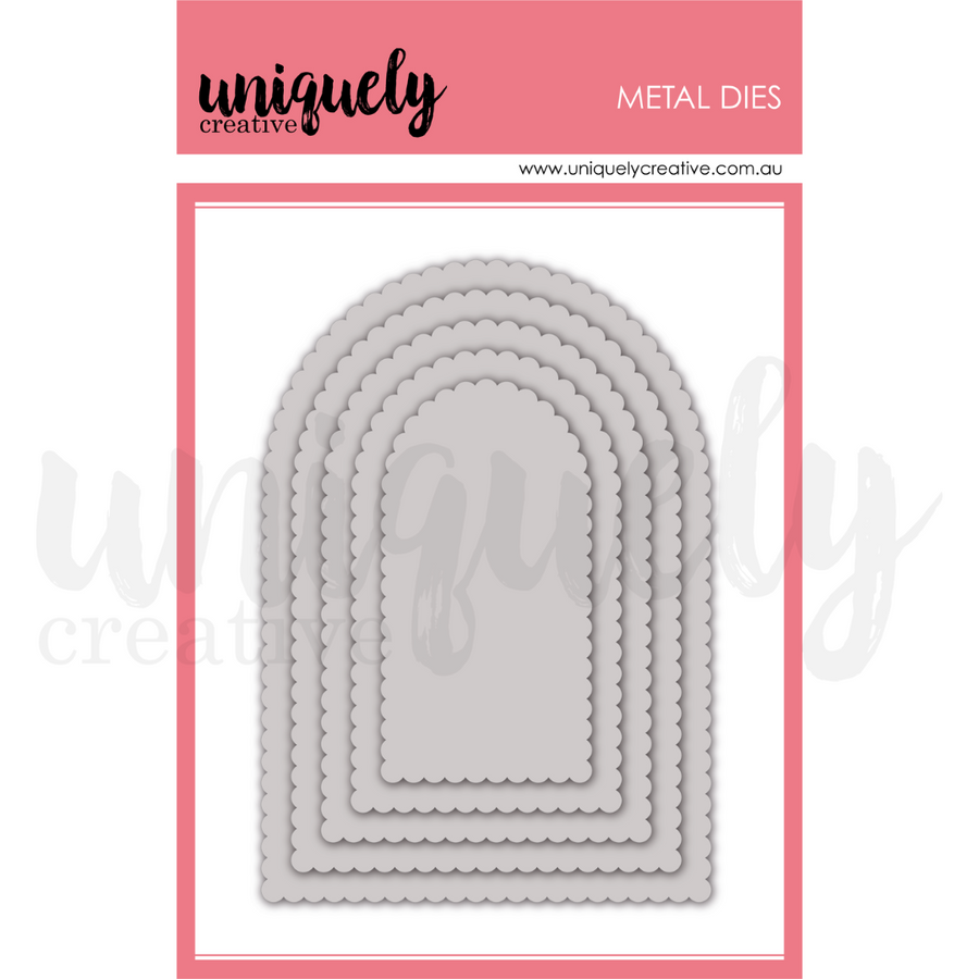 Uniquely Creative - Scalloped Arches Die