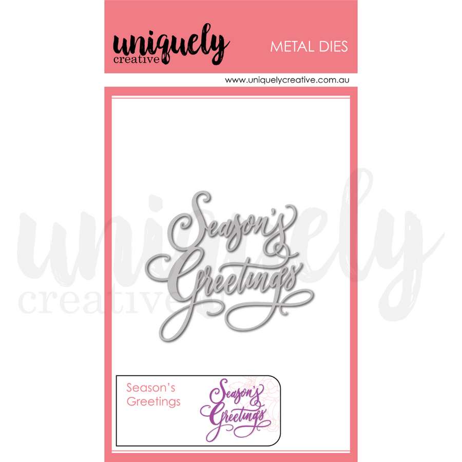 Uniquely Creative - Season's Greetings Die