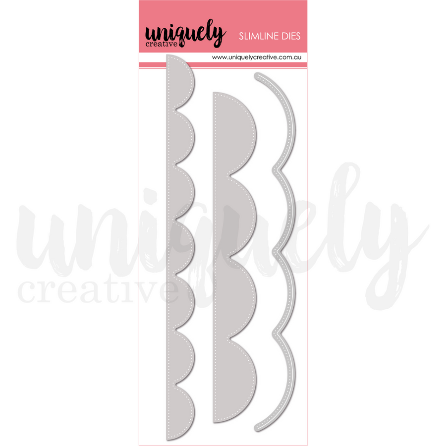 Uniquely Creative - Oversized Scallop Strip Die