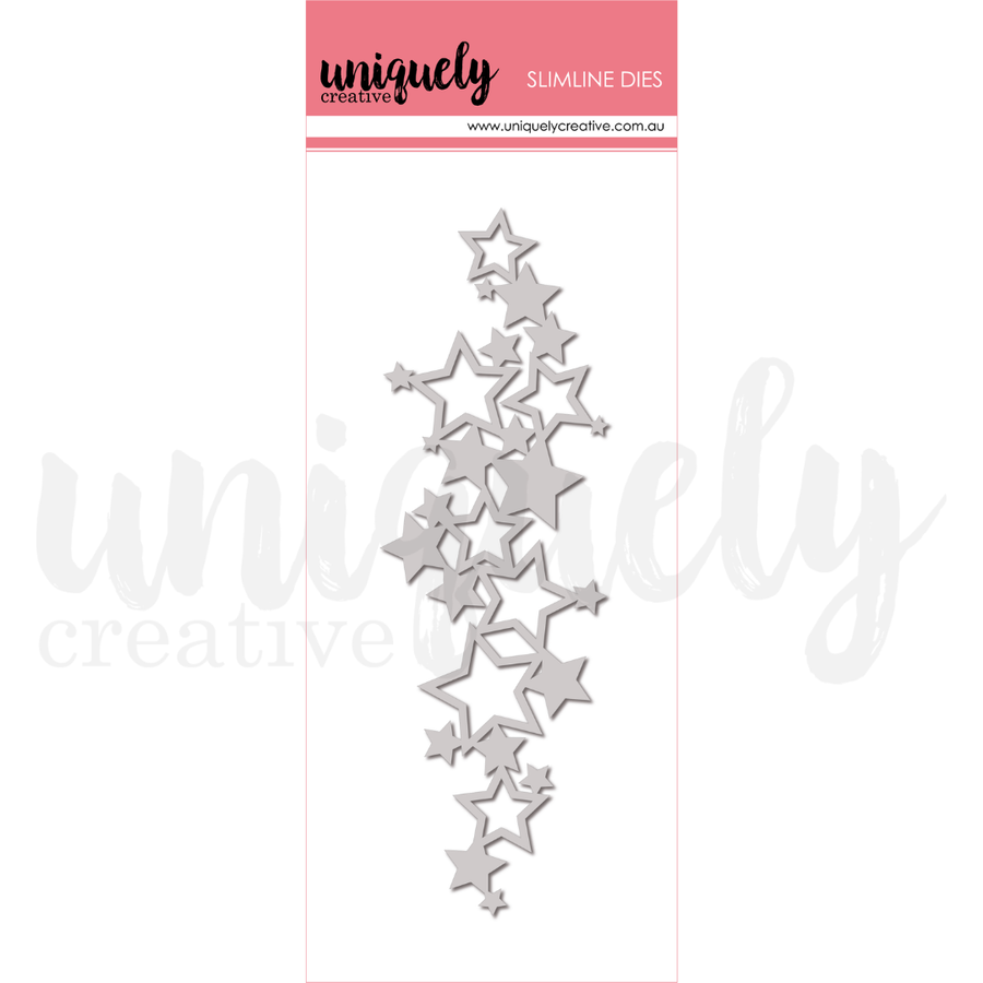 Uniquely Creative - Slimline Starry Stack Die