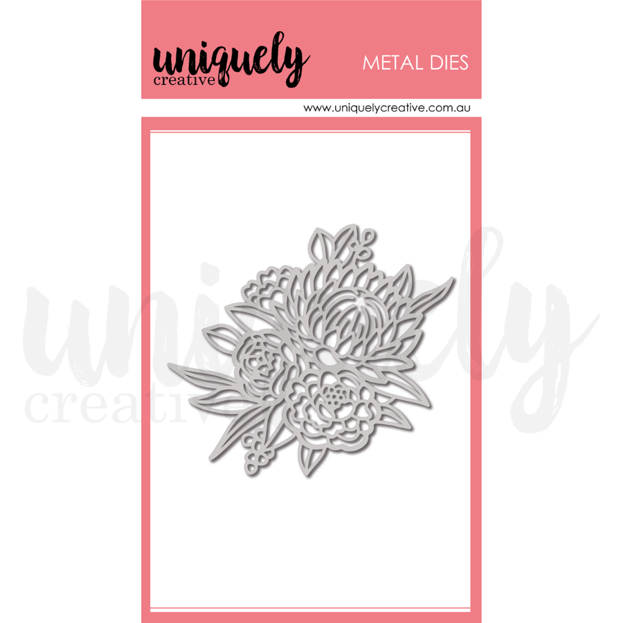 Uniquely Creative - Protea Posy Die (Tea & Tranquility Collection)