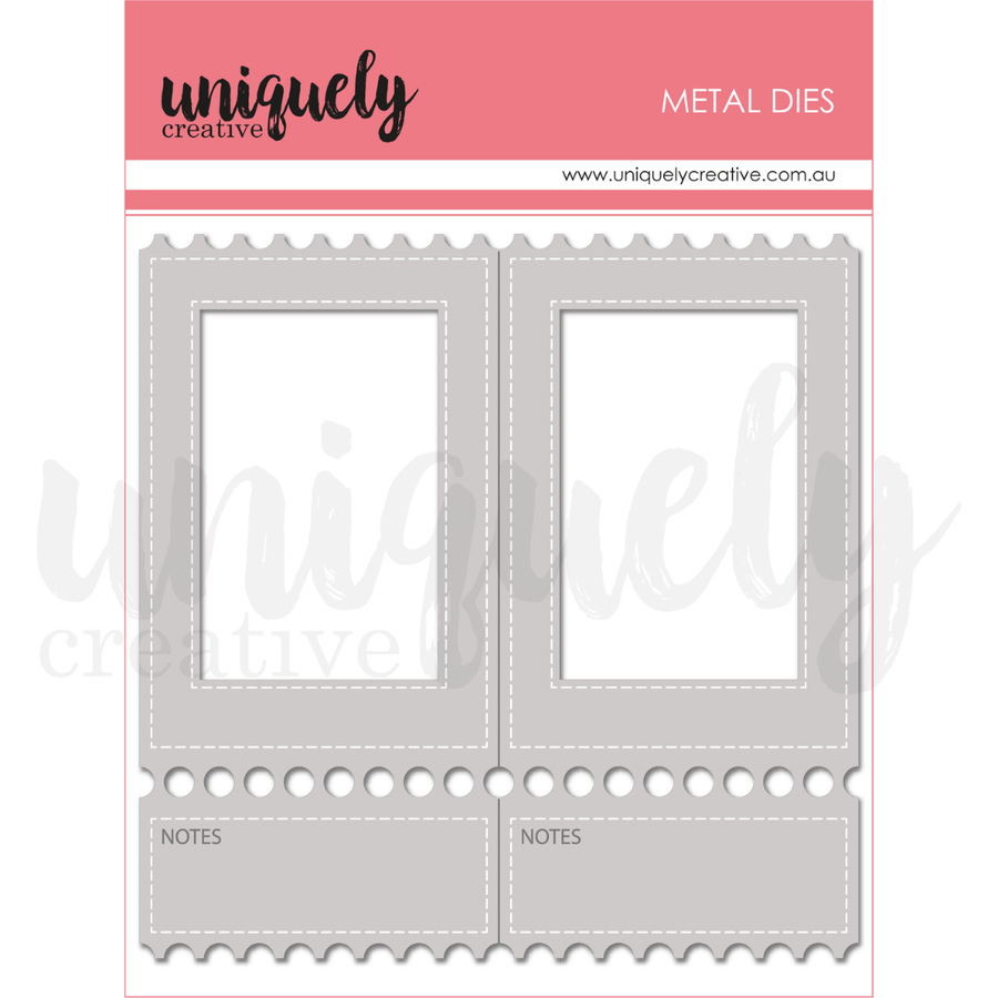 Uniquely Creative - Folding Ticket Frame Die (Tea & Tranquility Collection)