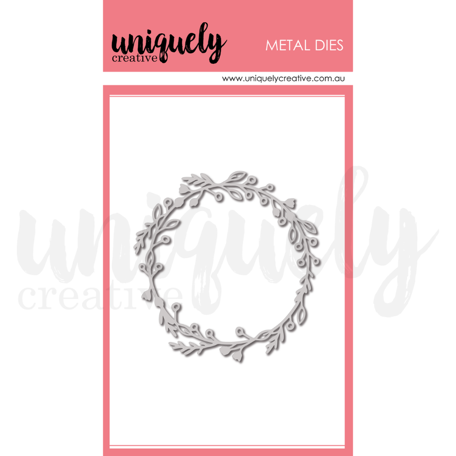 Uniquely Creative - Leafy Wreath Die (Delighted Curiosities Collection)