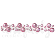 Uniquely Creative - Rhinestone Tape - Pink (Whispers of Wisdom Collection)