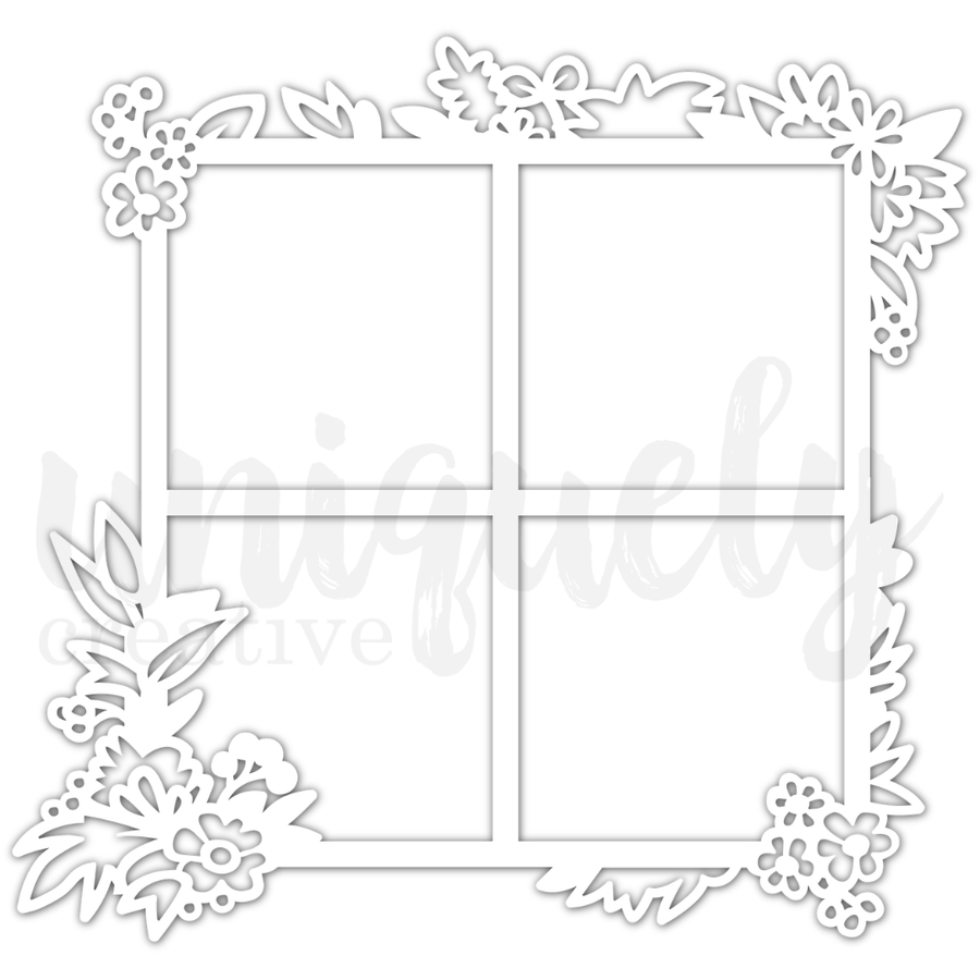 Uniquely Creative - Paperbark Blooms Frame Overlay (Paperbark Blooms Collection)