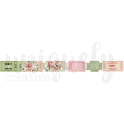 Uniquely Creative - Vintage Tickets Washi Tape (Tea & Tranquility Collection)