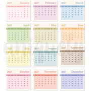 Uniquely Creative - 2027 Calendar Pads