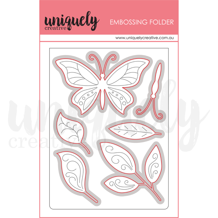 Uniquely Creative - Butterfly Breeze Cut & Emboss Folder (Ultraviolet Delight Collection)