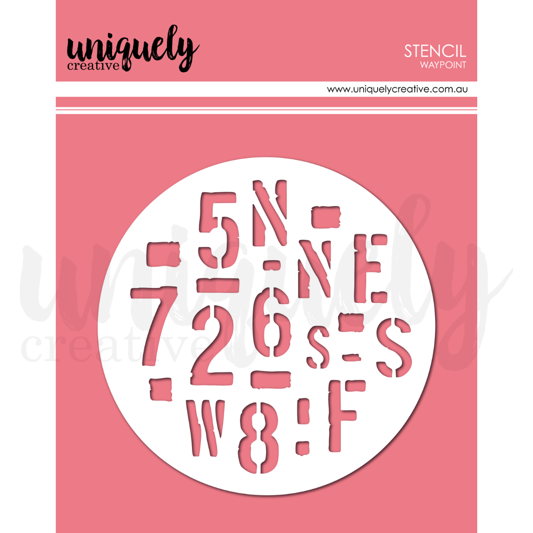 Uniquely Creative - Waypoint Stencil