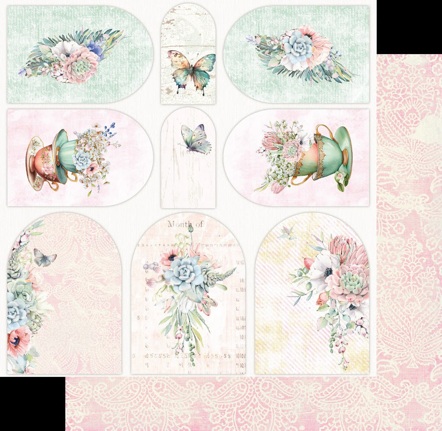 Uniquely Creative - 12" x 12" Floral Arches Paper (Blossom & Bloom Collection)