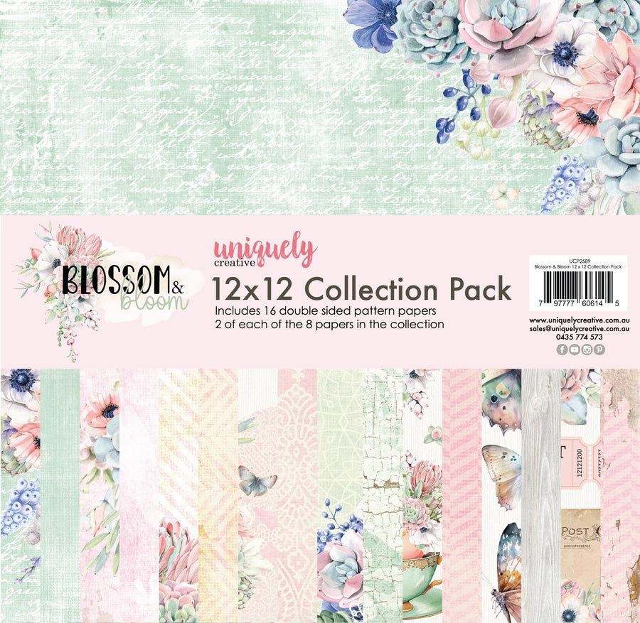 Uniquely Creative - 12" x 12" Blossom Bloom Collection Pack