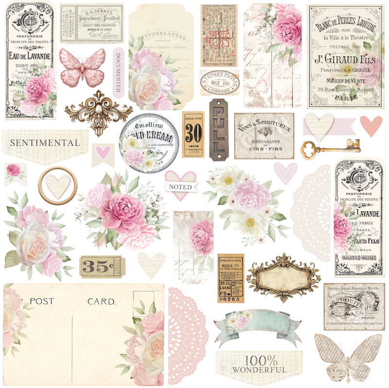 Uniquely Creative - Remember - Fussy Cuts Paper (Dear Diary Collection)