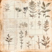 Uniquely Creative - Beautiful Botany Paper (Botanical Chronicles Collection) Side B