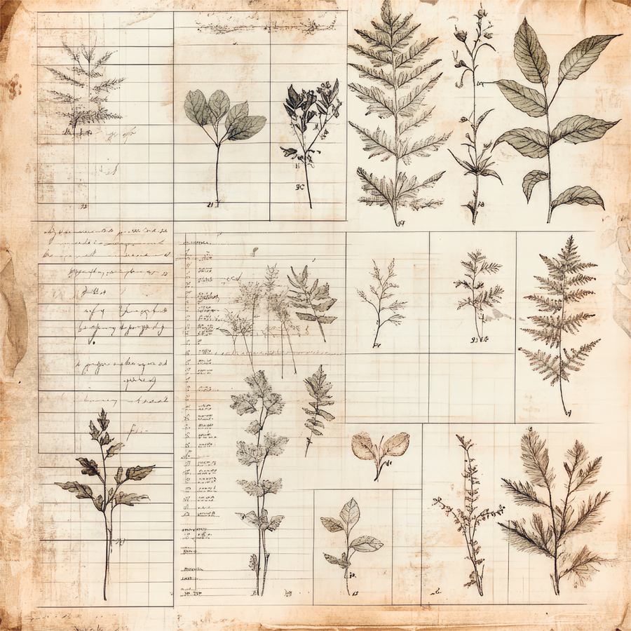 Uniquely Creative - Beautiful Botany Paper (Botanical Chronicles Collection) Side B