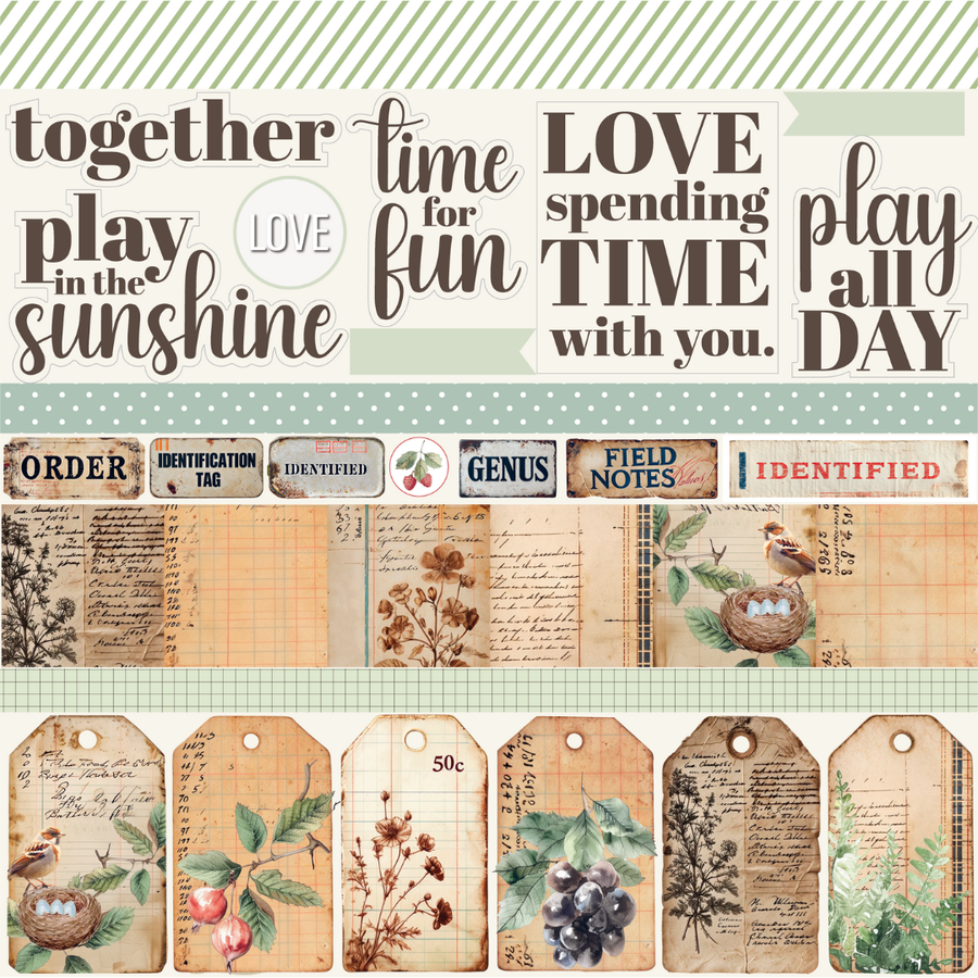 Uniquely Creative - Notebook Paper (Botanical Chronicles Collection) Side A