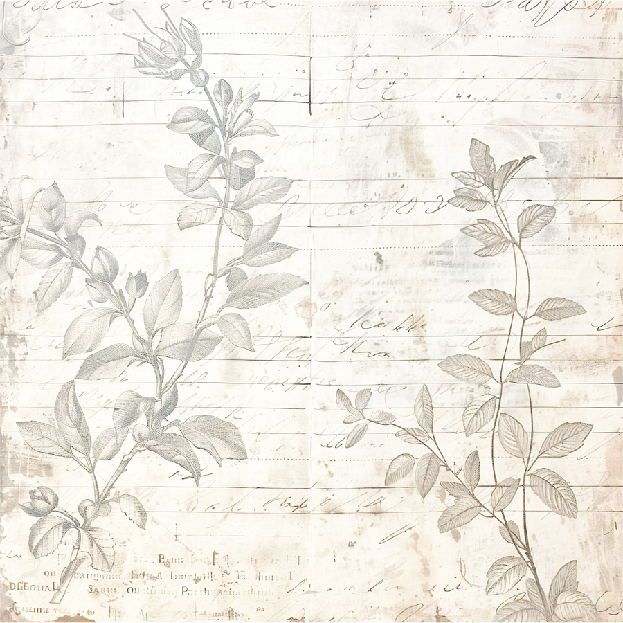 Uniquely Creative - Floral Biology Paper (Floral Archives Collection) Side B