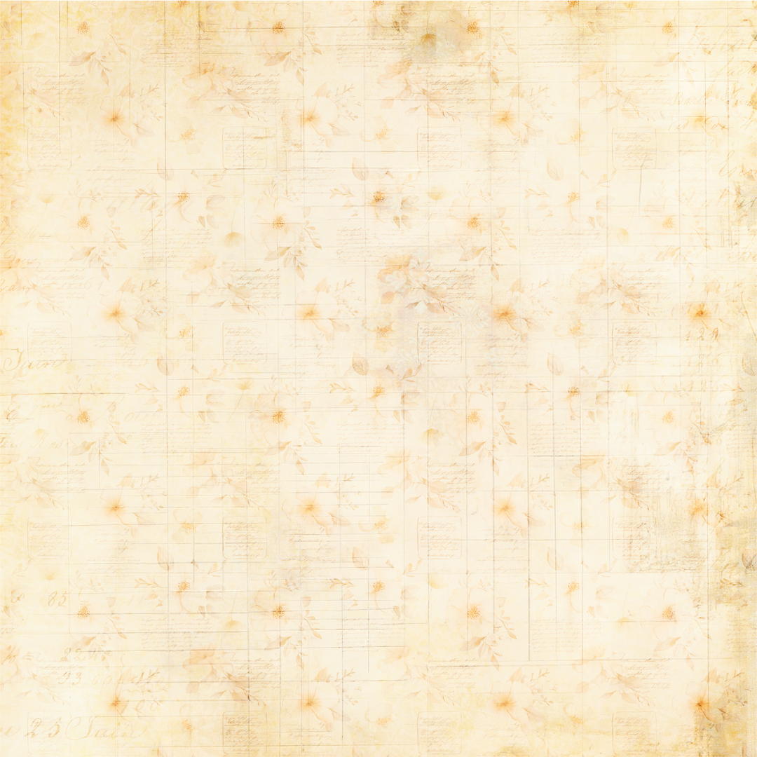 Uniquely Creative - Pressed Flowers Paper (Floral Archives Collection) Side A