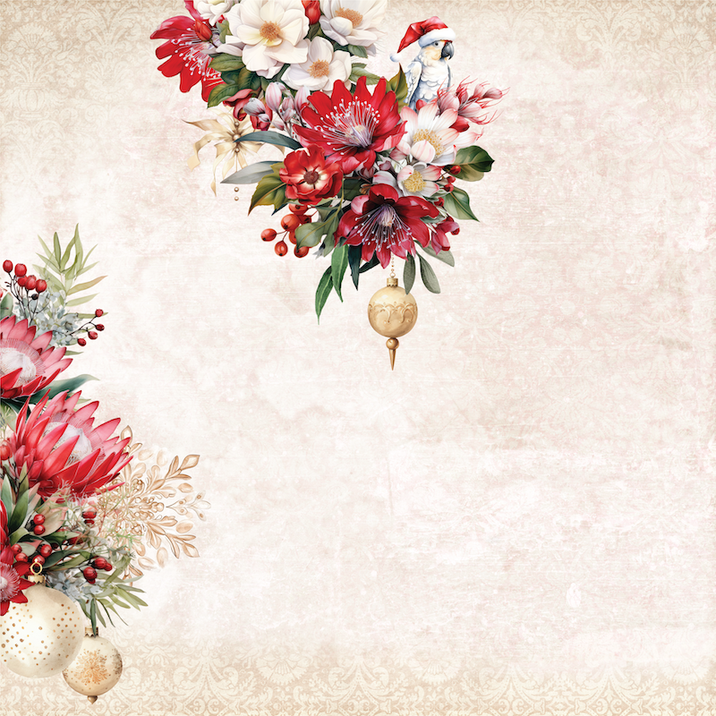 Uniquely Creative - Where the Heart Is Paper (Home for Christmas Collection) - Side A