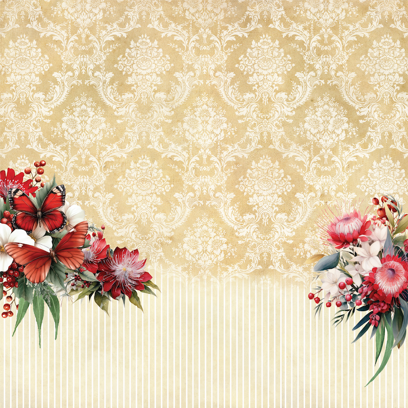 Uniquely Creative - Little Traditions Paper (Home for Christmas Collection) - Side A
