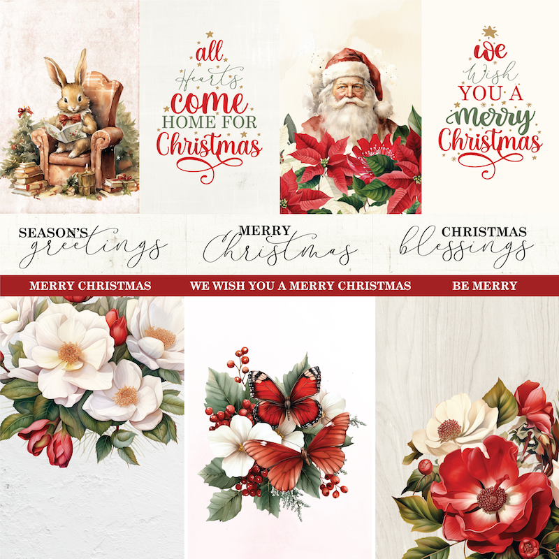 Uniquely Creative - Night Before Paper (Home for Christmas Collection) - Side A