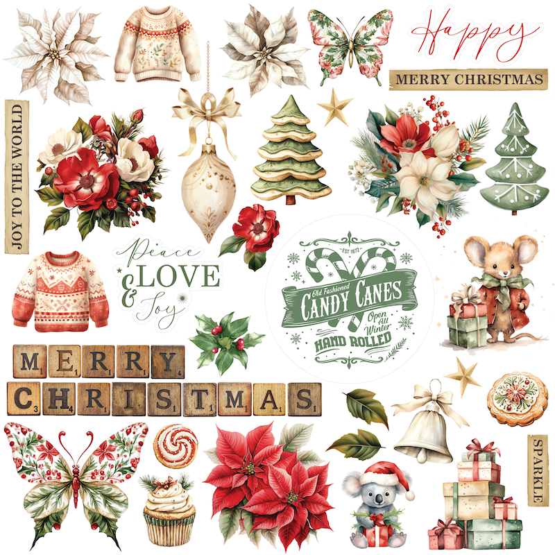 Uniquely Creative - Ready for Santa Paper (Home for Christmas Collection) - Side A